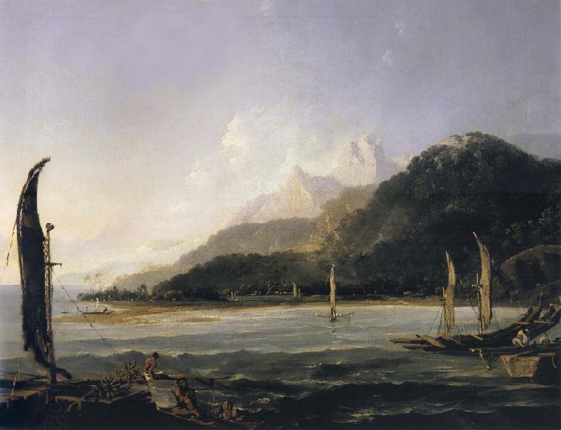 unknow artist A View of Matavai Bay,Tahiti China oil painting art